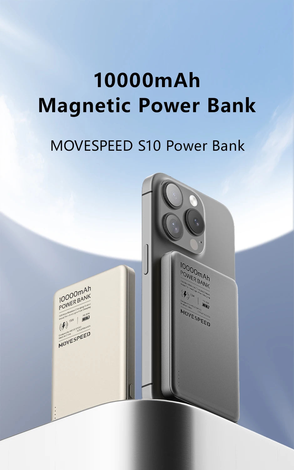 02 Magnetic Power Bank 10000mAh