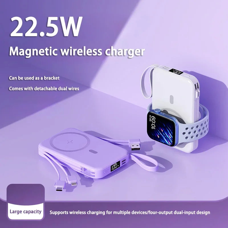 04 Magnetic Power Bank 200000mah Magsafe