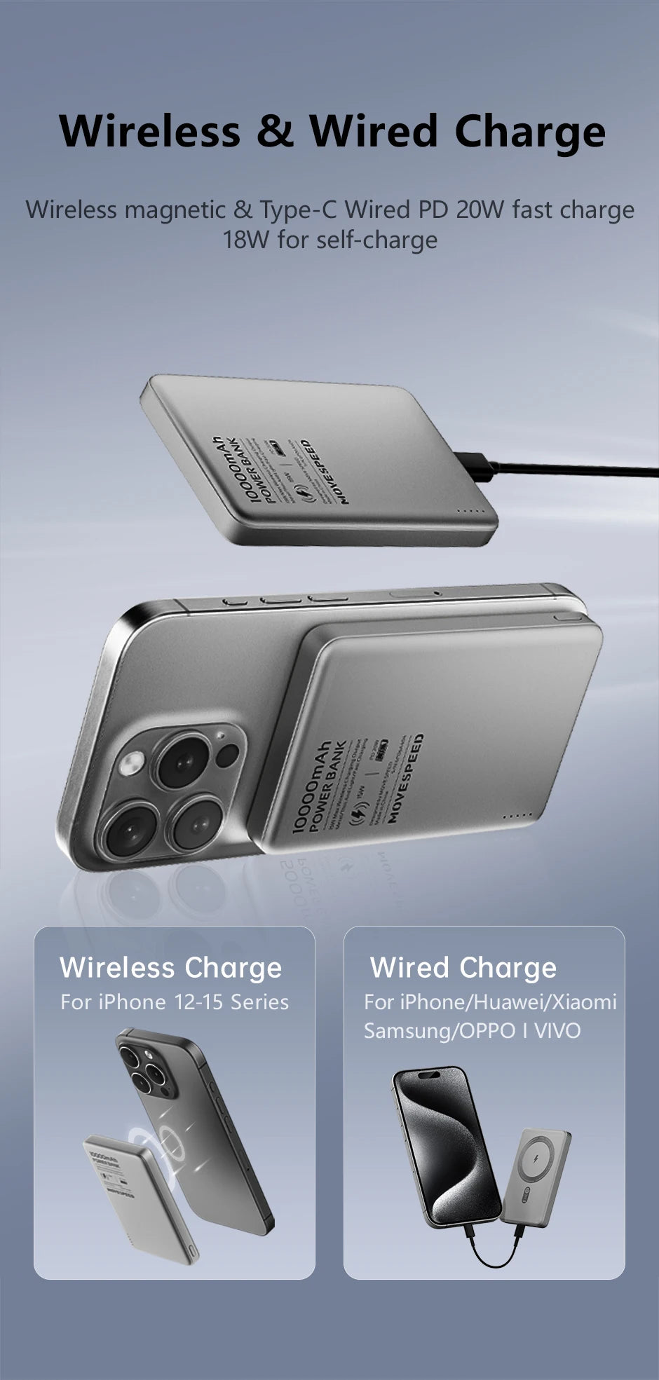 02 Magnetic Power Bank 10000mAh