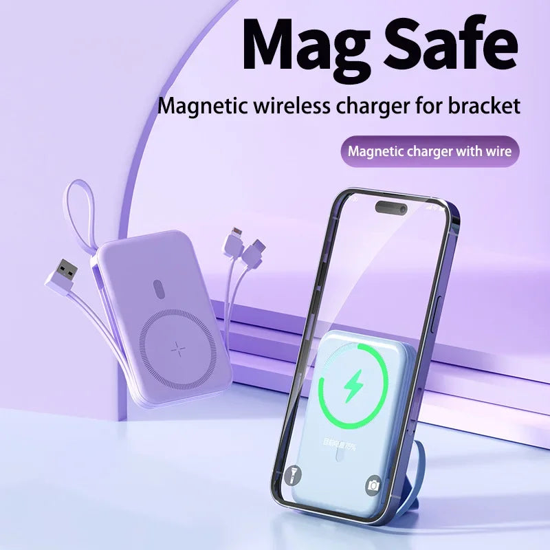 04 Magnetic Power Bank 200000mah Magsafe